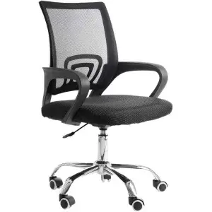 Cadeira de Escritório Giratória Diretor Executive Três Comfort Preta