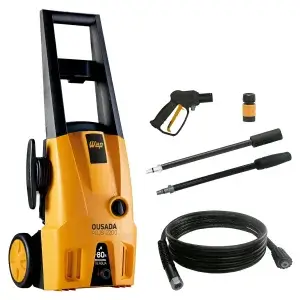 Lavadora de Alta Pressão WAP OUSADA PLUS 1500W Jato Leque e Concentrado Máquina BIVOLT